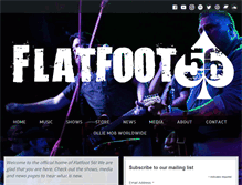 Tablet Screenshot of flatfoot56.com